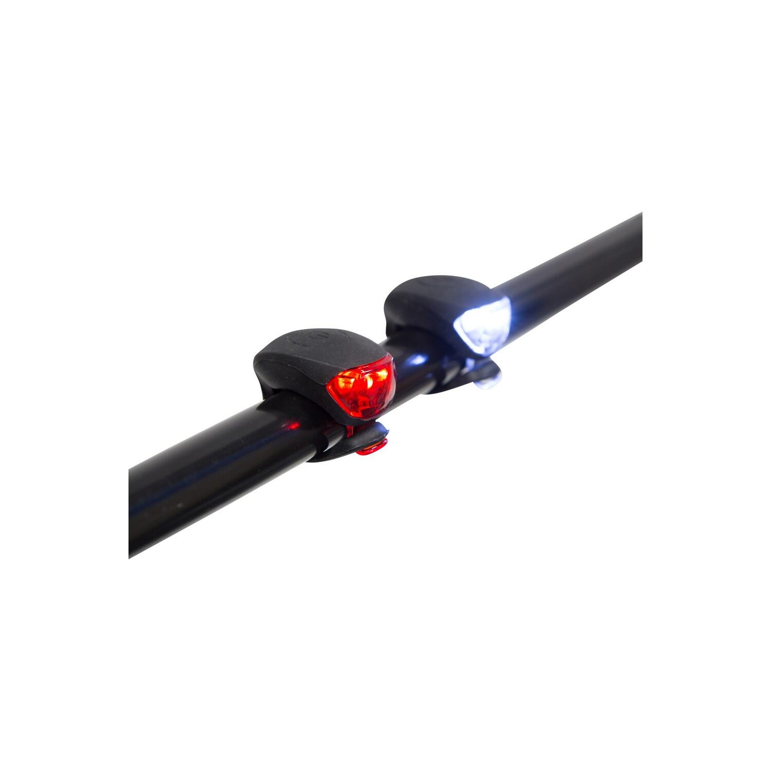 Fahrradlicht 2erPack Damen und Herren Schwarz 2/4