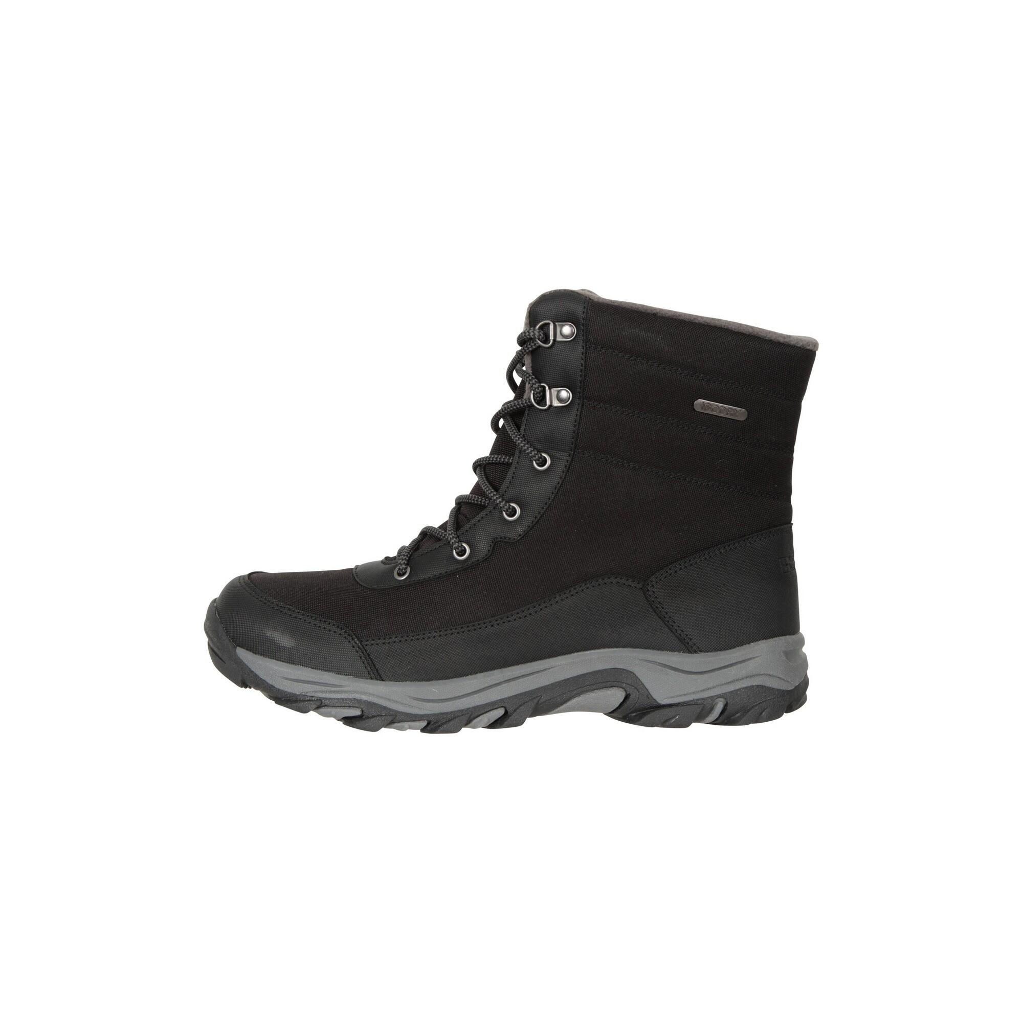 Mountain Warehouse Adventurer stivali Uomo - stivali impermiabili, stivali da passeggio in tessuto sintetico - stivali per passeggiate nella natura Nero 41