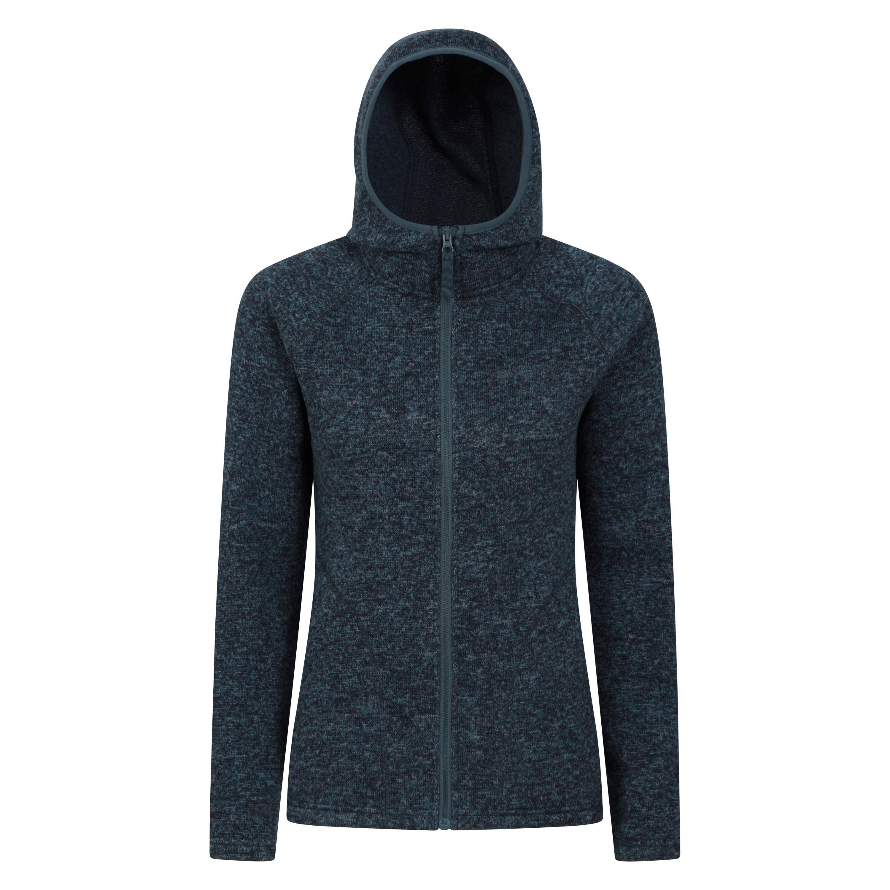 MOUNTAIN WAREHOUSE Womens/Ladies Nevis Full Zip Hoodie (Dark Blue)