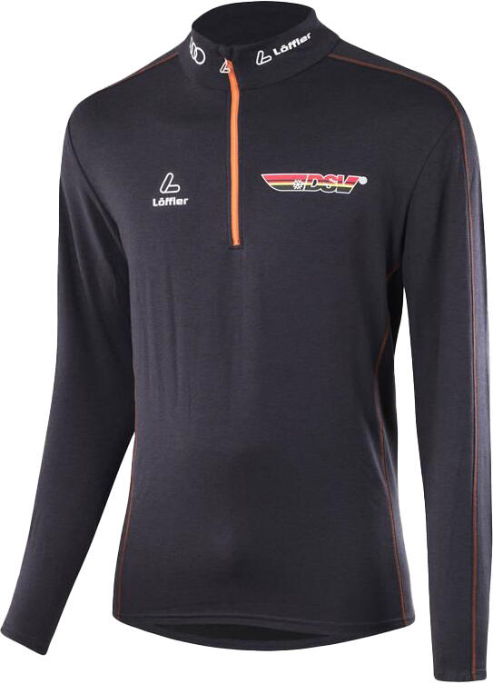 LÖFFLER Löffler Herren Midlayer Transtex DSV Graphite Radtrikot S