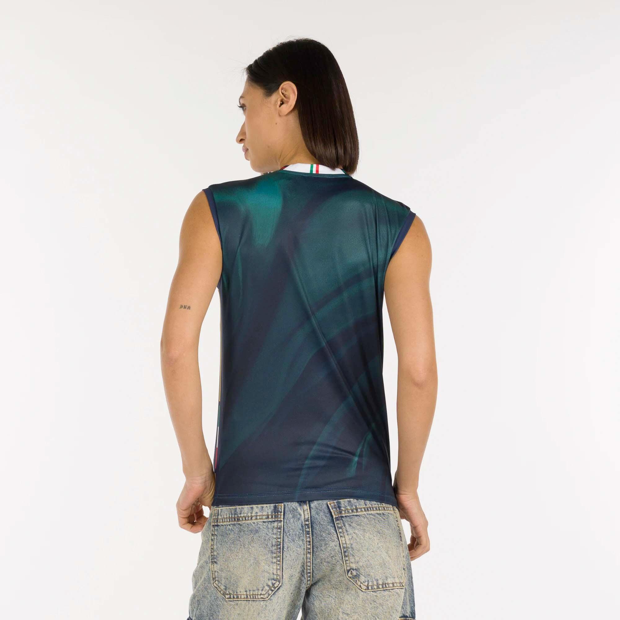 T-Shirt Errea Naz. Italie Volley 3E Mg Unisexe Compétition Boutique Adulte 3/5