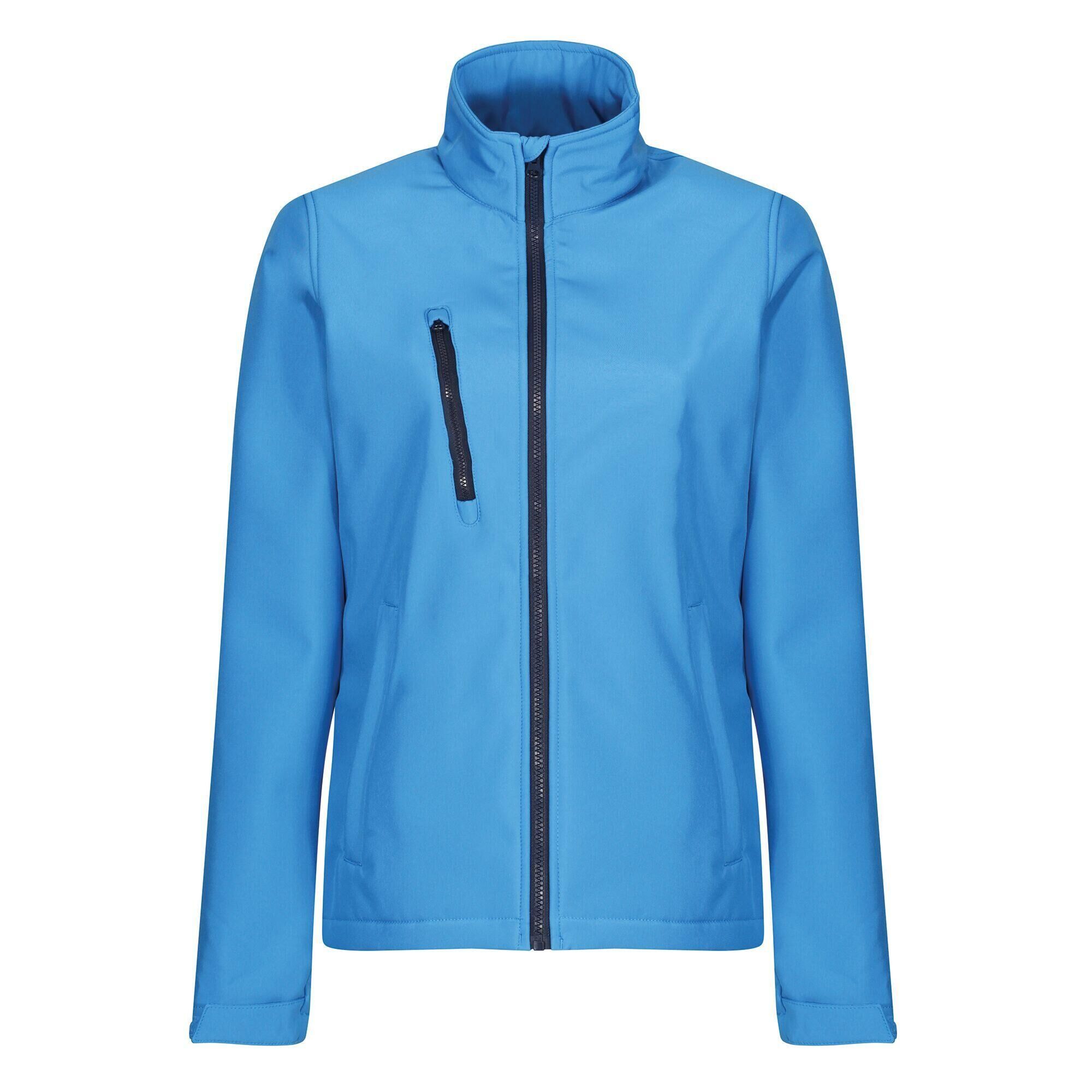 REGATTA Womens/Ladies Ablaze 3 Layer Membrane Soft Shell Jacket (French Blue/Navy)