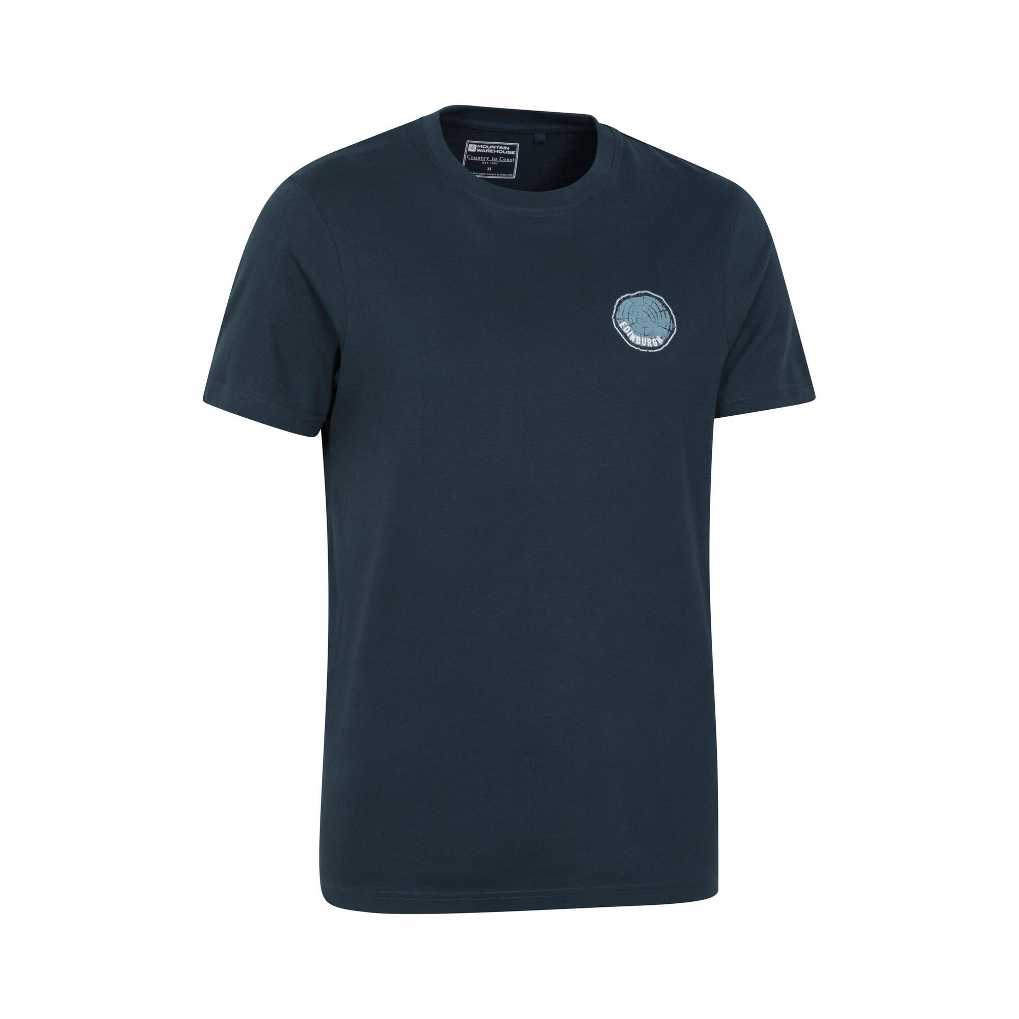 "Edinburgh" TShirt für Herren Dunkelblau 3/3