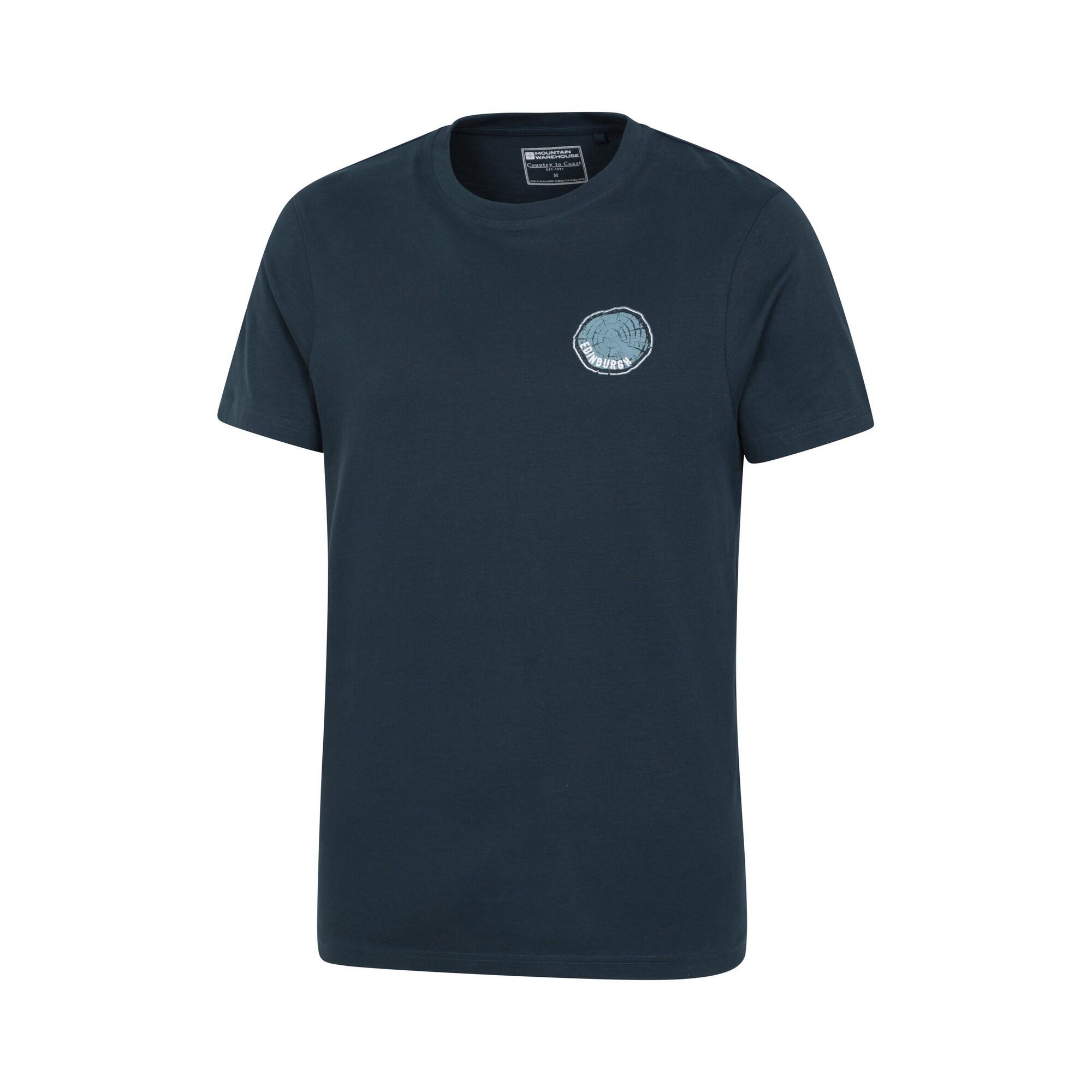 "Edinburgh" TShirt für Herren Dunkelblau 2/3