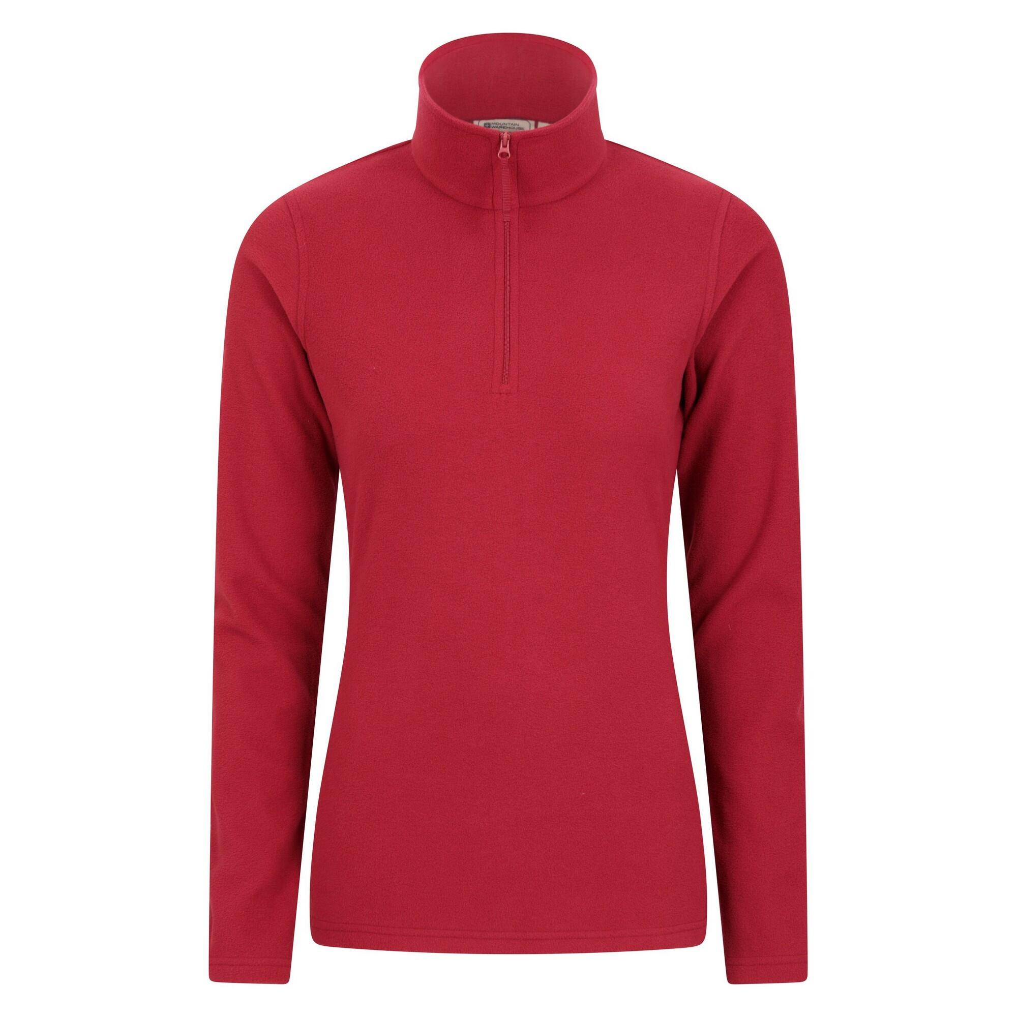 MOUNTAIN WAREHOUSE Womens/Ladies Camber II Fleece Top (Red)