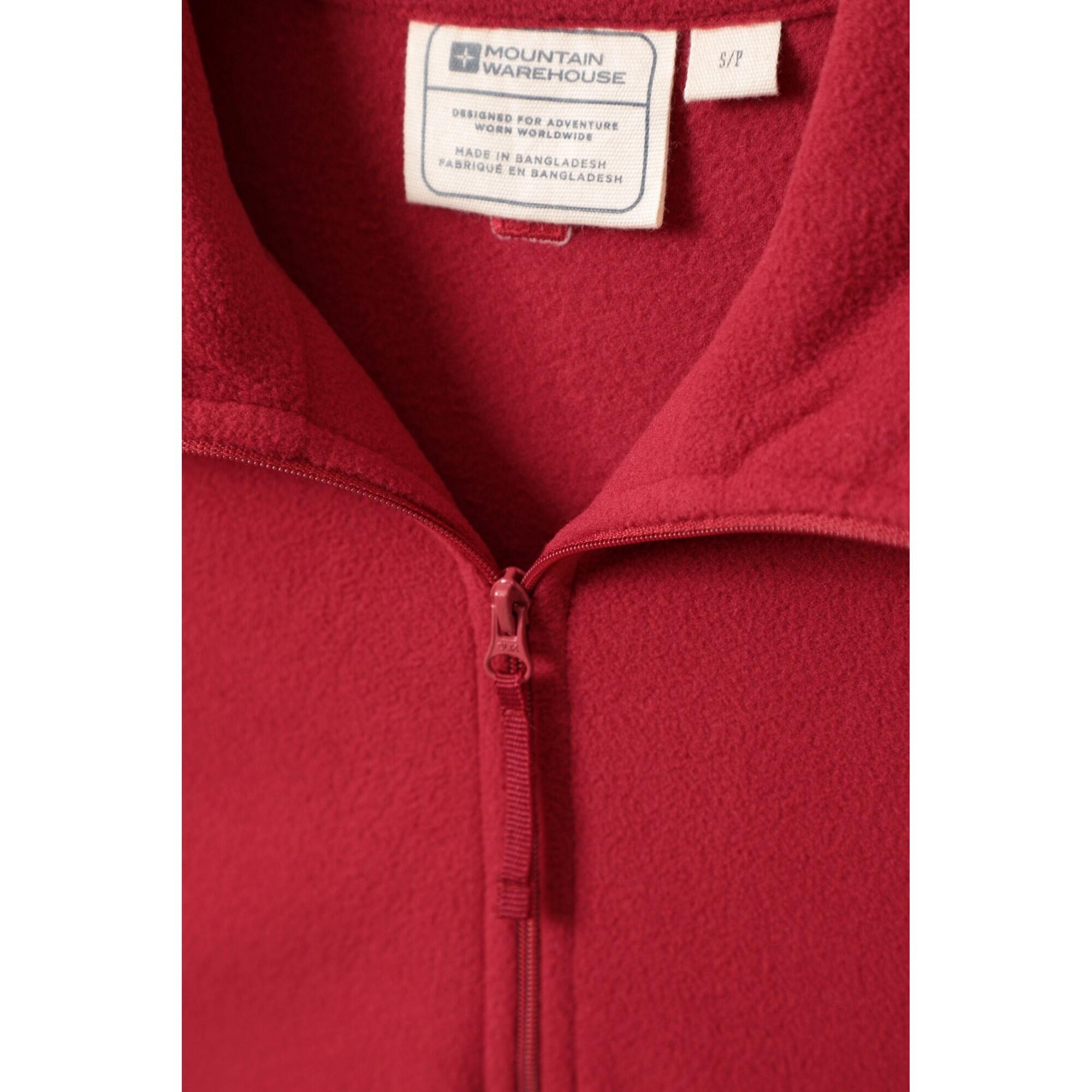 Felpa In Pile Donna Mountain Warehouse Camber II Rosso 4/4
