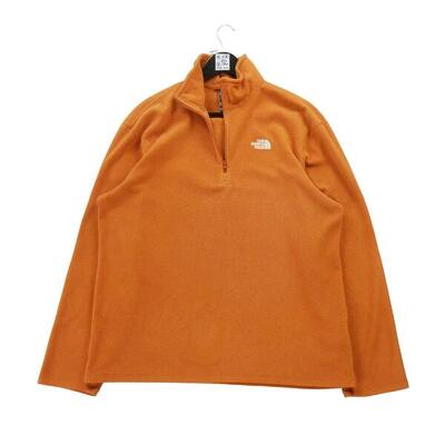 Second life - Fleece Pullover Herren Polartec Orange - Wie neu