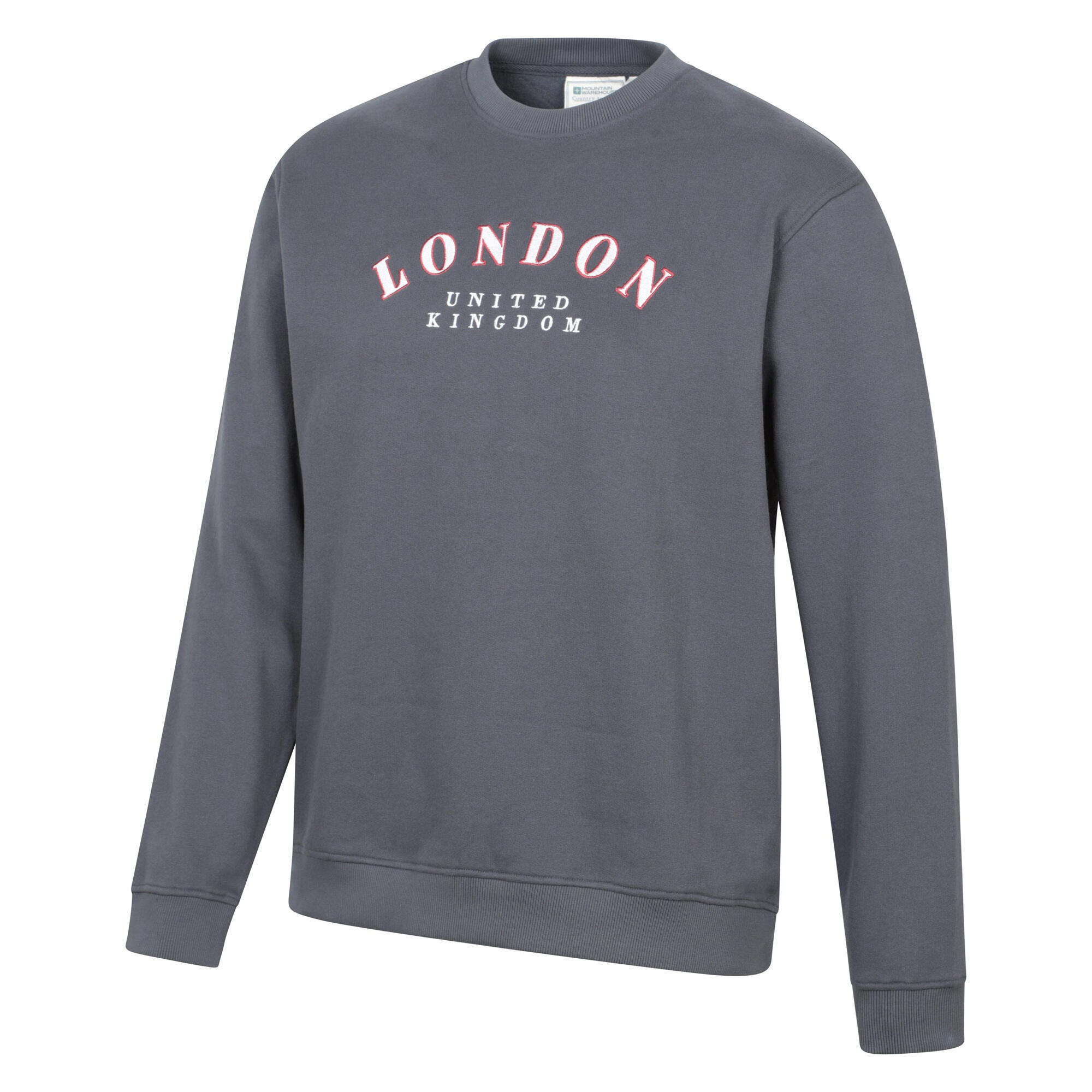 Felpa Uomo Mountain Warehouse Regional London Carbone 3/4
