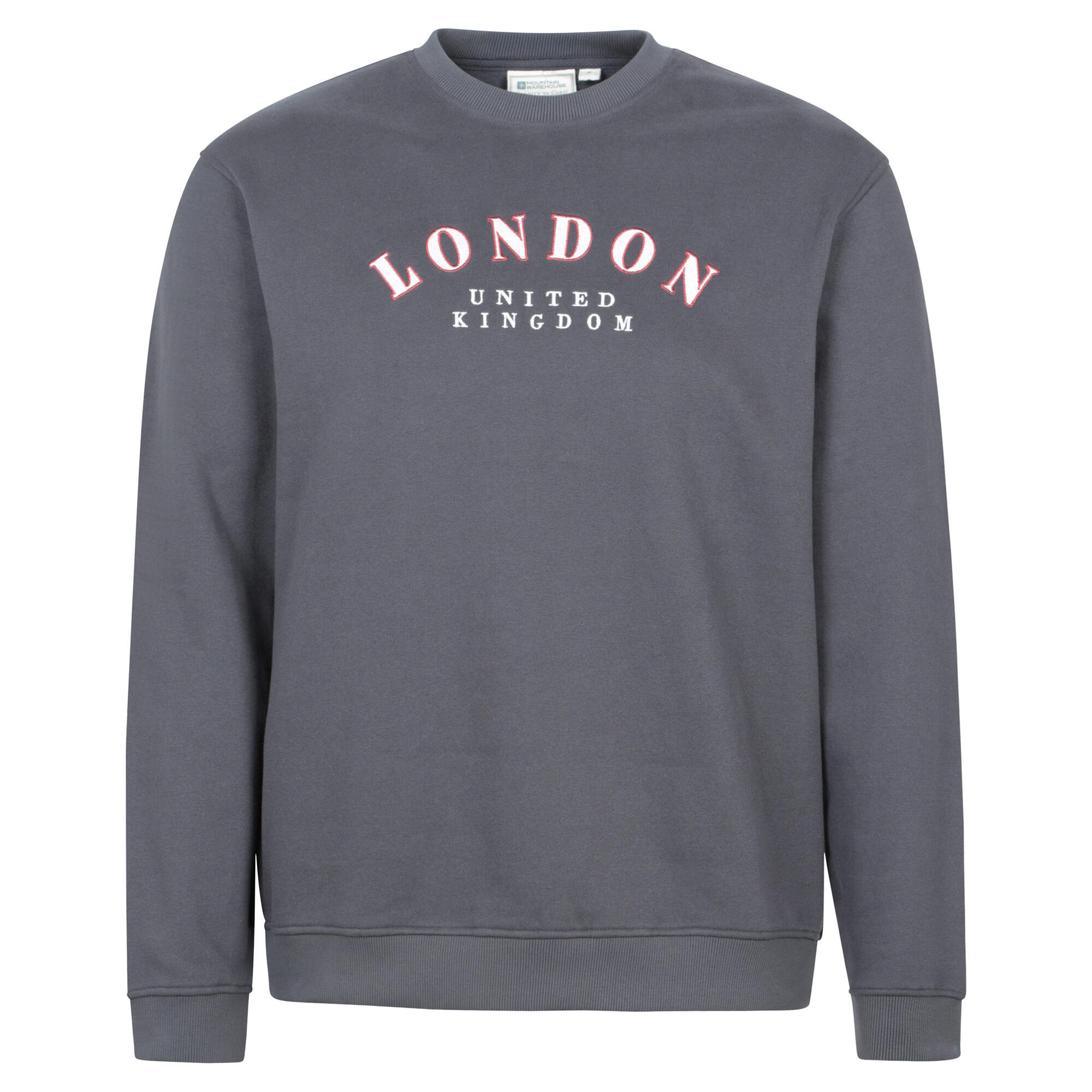 MOUNTAIN WAREHOUSE Mens Regional London Sweatshirt (Charcoal)