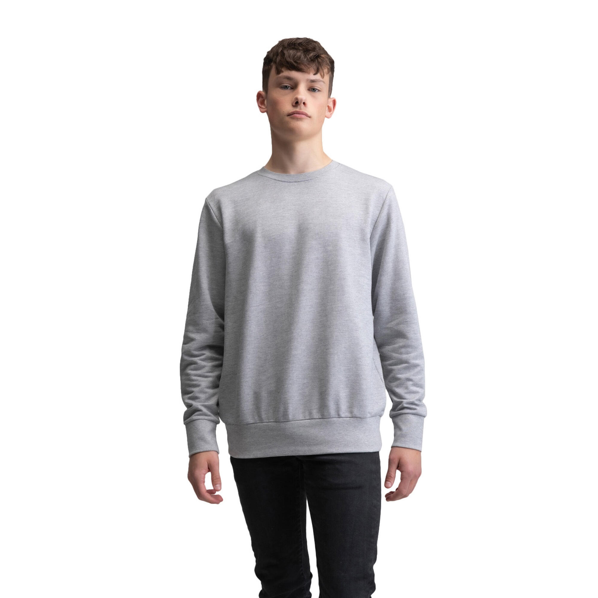"Essential" Sweatshirt für HerrenDamen Unisex Damen und Herren meliert meliert 3/3