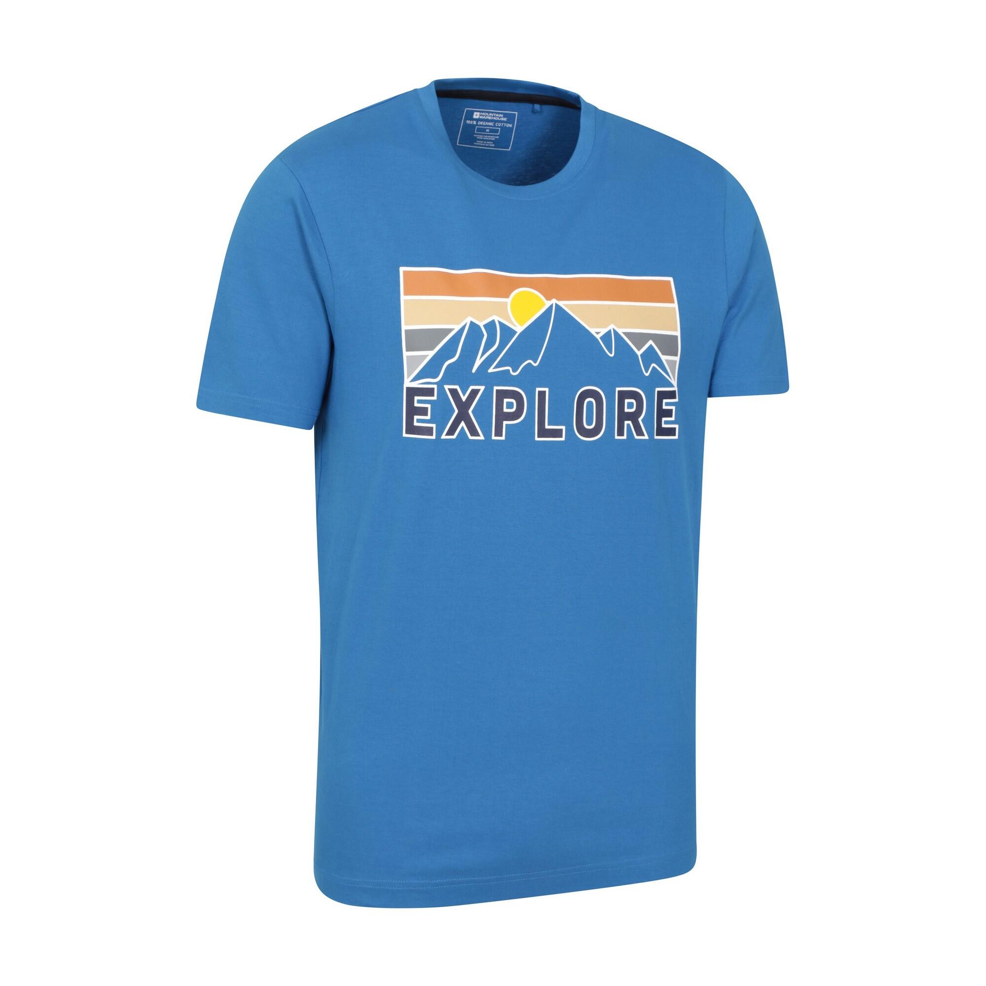 Tshirt EXPLORE Homme (Bleu) 2/3
