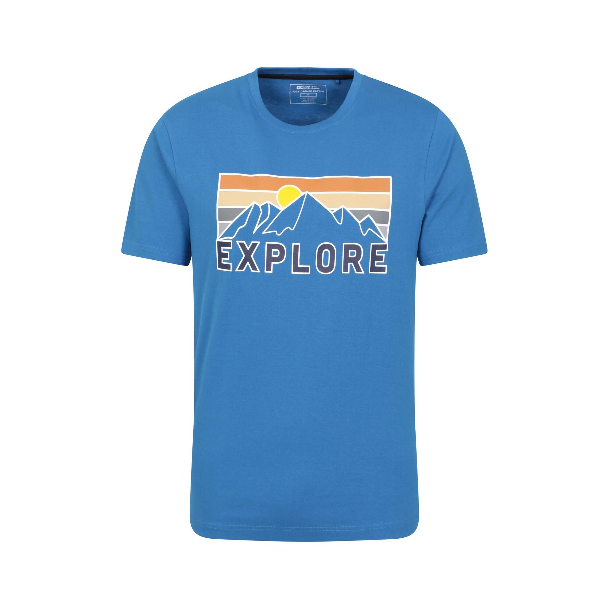 MOUNTAIN WAREHOUSE Mens Explore TShirt (Blue)