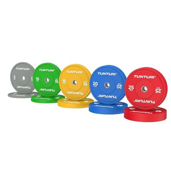 Platinum bumper plates - Poids d'haltère - Disques d'haltères - Set 150kg