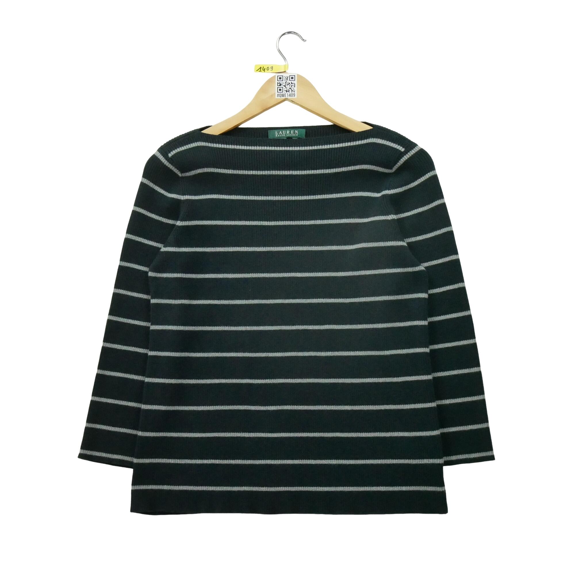 RALPH LAUREN Reconditionné - Pull Femme Noir - Bon État