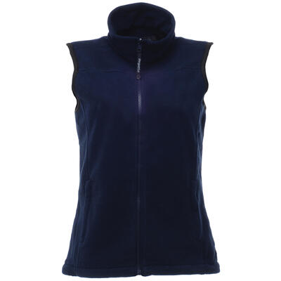 Regatta dames haber ii 250 series antipluis fleece bodywarmer (navy)