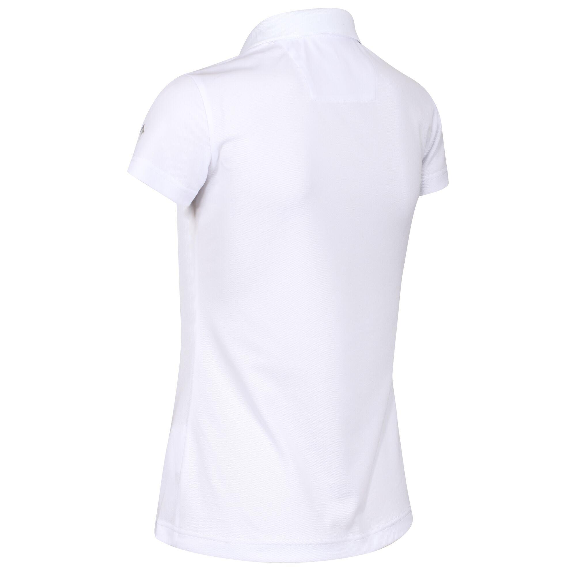 Womens/Ladies Maverick V Polo Shirt (White) 2/5