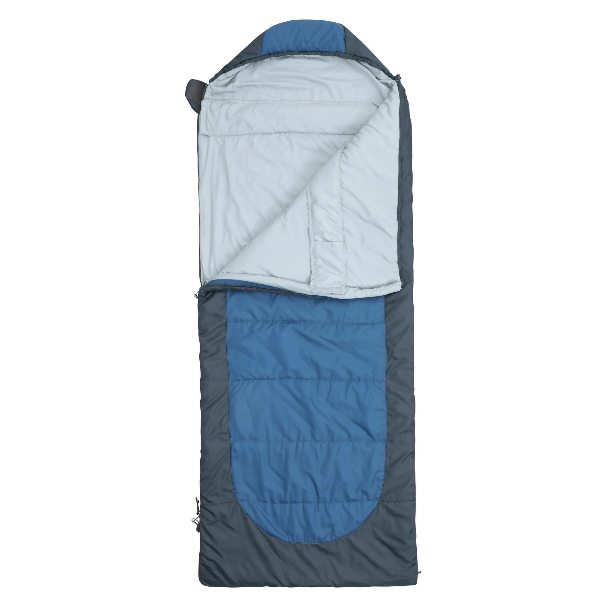 Sac De Couchage Rectangulaire (Bleu Foncé) 3/4