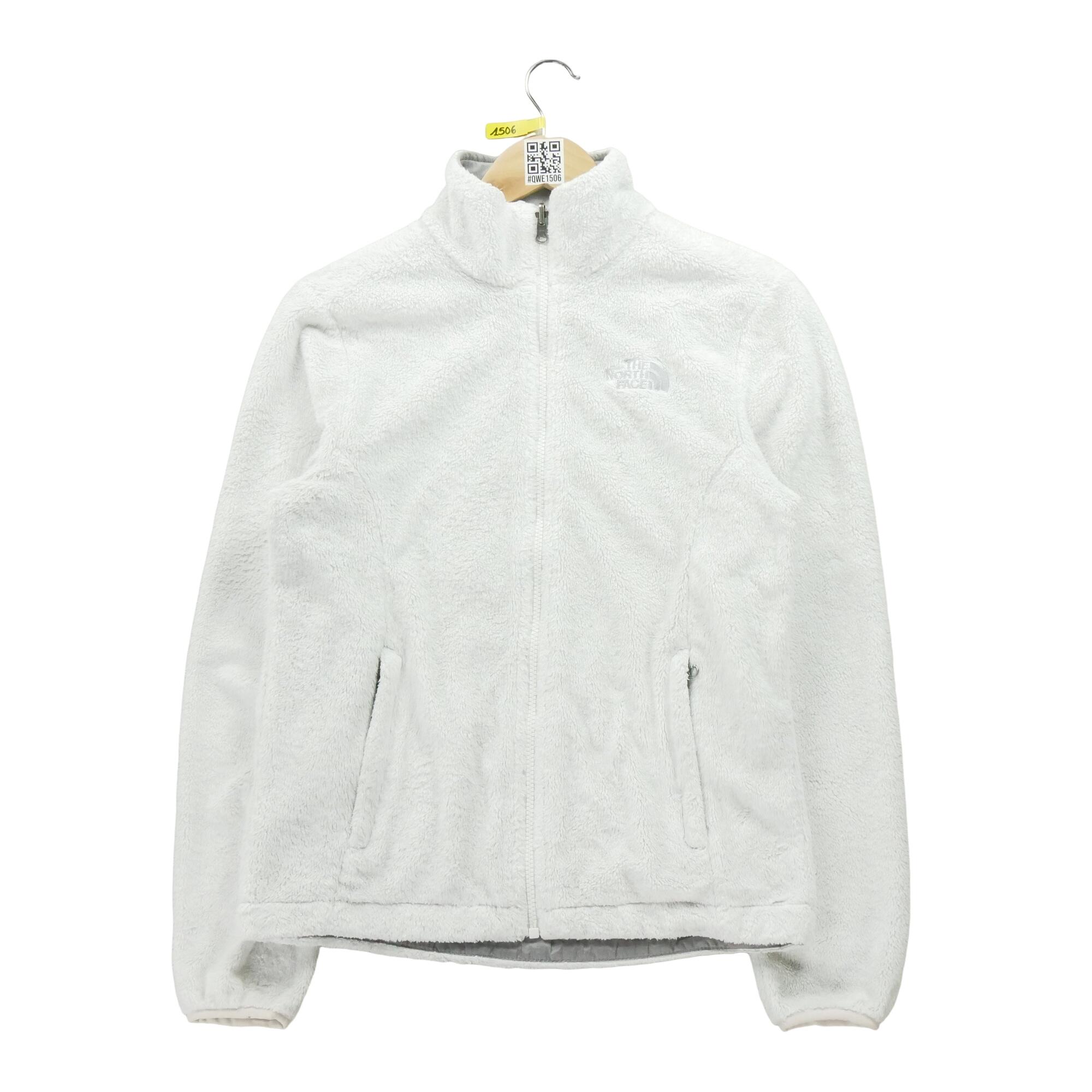 THE NORTH FACE Segunda Vida - Casaco de lã polar branco TNF Osito para mulher - Em bom estado