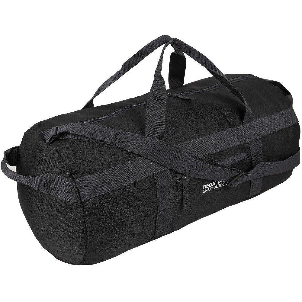 Packaway Duffel Bag (60L) (Black) 1/4