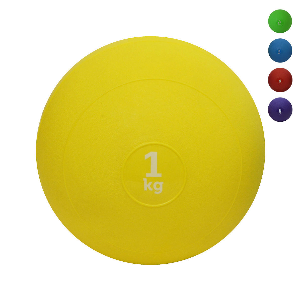 Sporti France - Medecine Ball Souple Gonflable Sporti - Médecine Ball - Jaune - Taille Unique - Decathlon