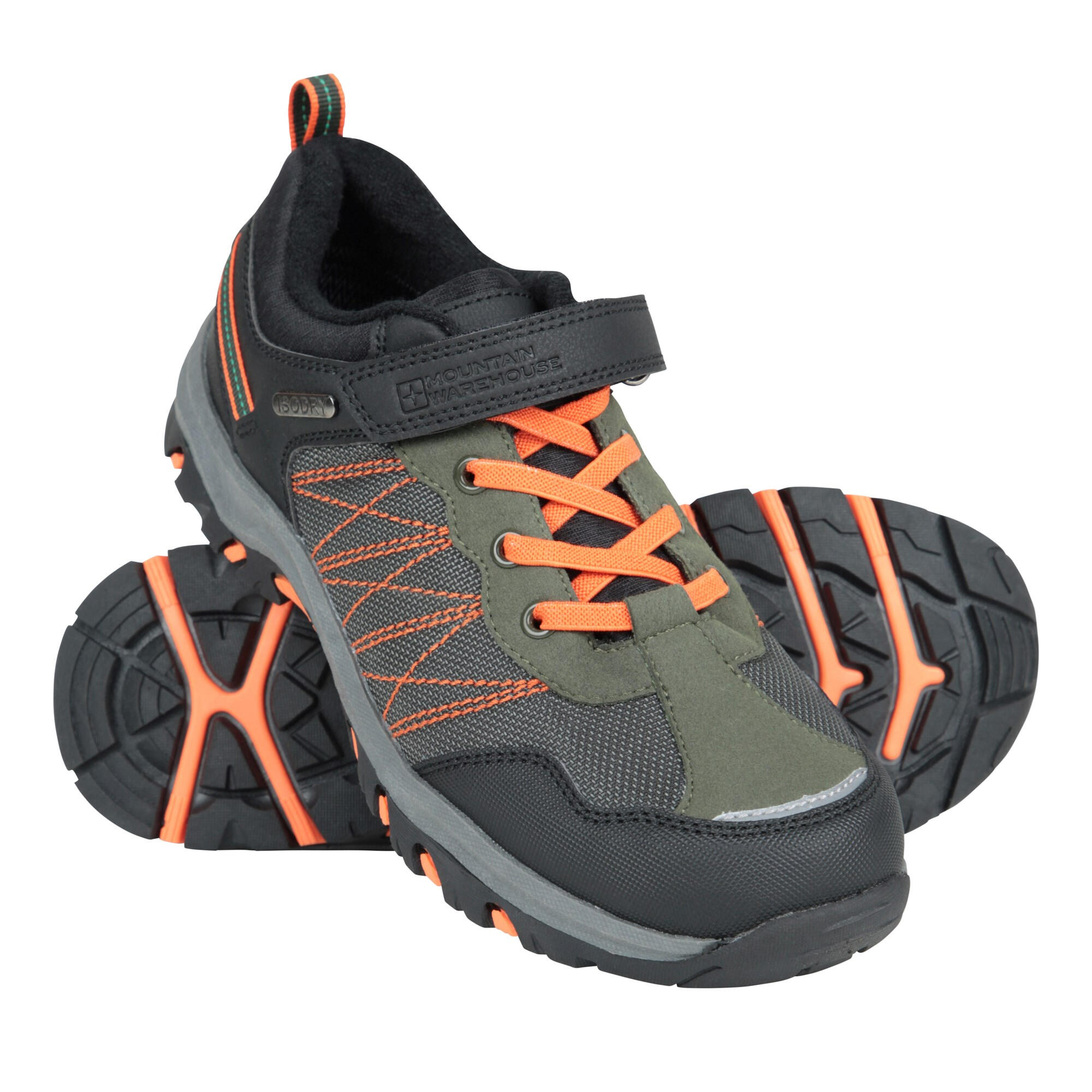 MOUNTAIN WAREHOUSE Scarpe Da Passeggio Impermeabile Bambini Mountain Warehouse Stampede Verde