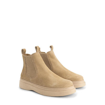 Howser Herren - Chelsea boots - Wolle gefüttert - Sand
