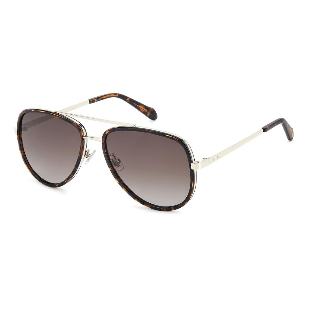 Fossil - Lunettes De Soleil Fossil Fos 2147/g/s 086 Pour Femme, Taille 59 Mm - Lunettes De Soleil - Marron|multicolore - No Size - Decathlon