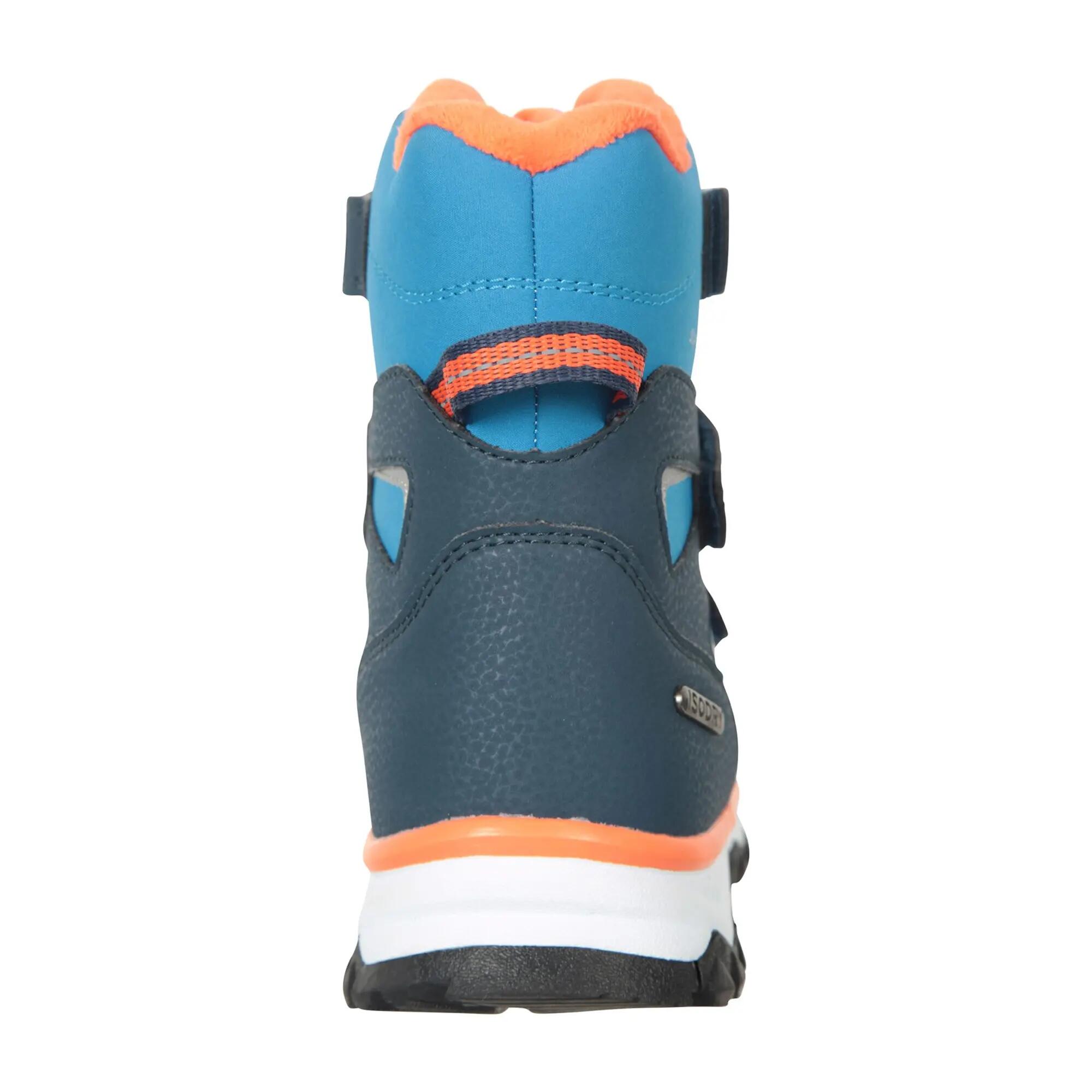 Stivali Da Neve Softshell Bambini Mountain Warehouse Slope Adaptive Blu Arancio 2/4