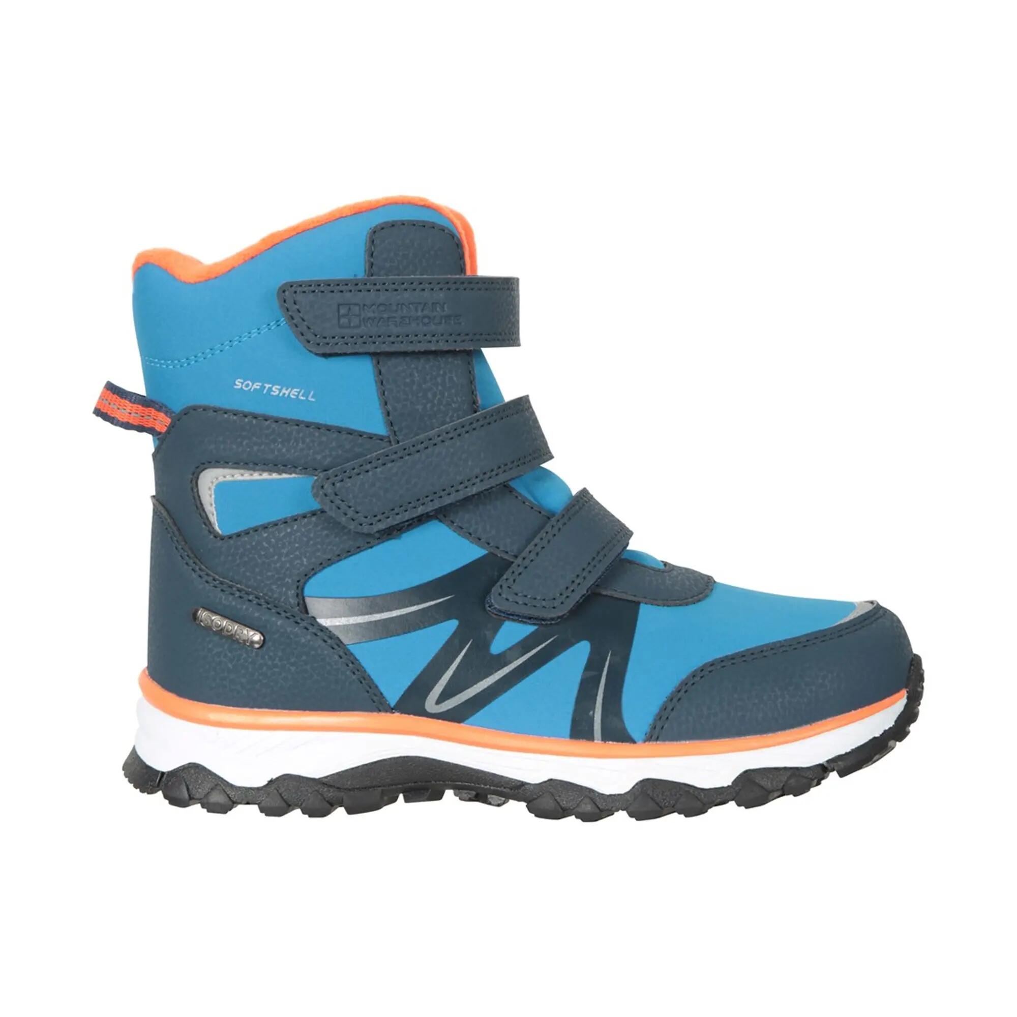 Stivali Da Neve Softshell Bambini Mountain Warehouse Slope Adaptive Blu Arancio 4/4