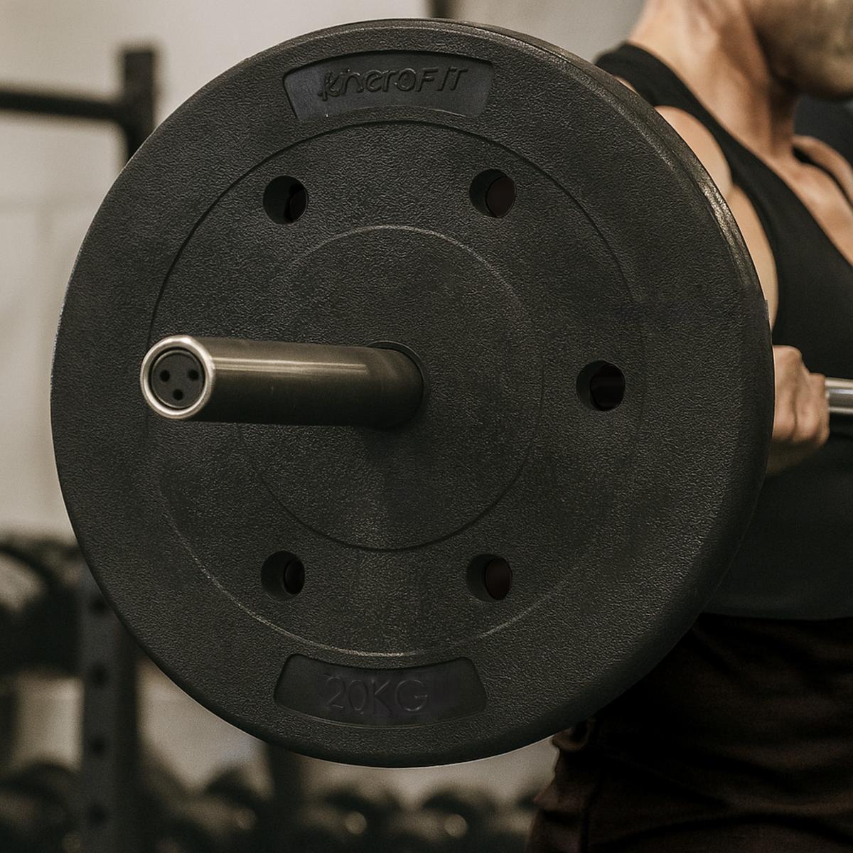 Talerz 20 kg do podnoszenia ciężarów Enero Fit 29,5 mm 5/5