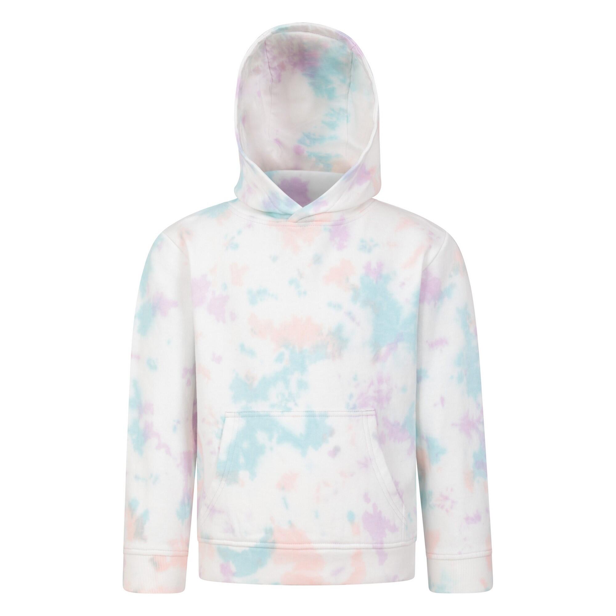 MOUNTAIN WAREHOUSE Felpa Con Cappuccio Tie Dye Bambini Mountain Warehouse Lilla