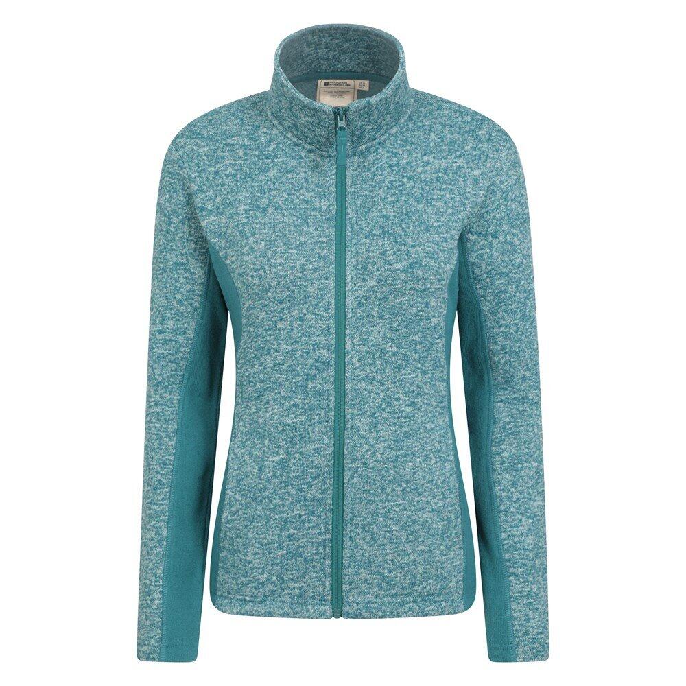 MOUNTAIN WAREHOUSE Womens/Ladies Idris Panelled Fleece Jacket (Dark Teal)