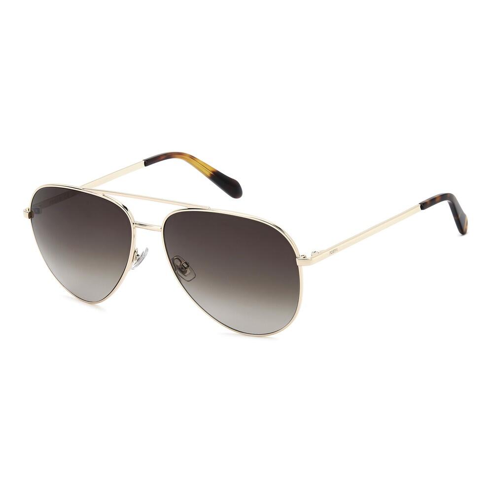 Fossil - Lunettes De Soleil Fossil Fos 3176/g/s 3yg Pour Homme, Taille 60 Mm - Lunettes De Soleil - Jaune|marron - No Size - Decathlon