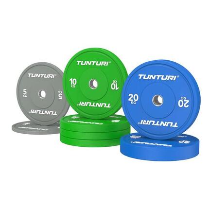 Platinum bumper plates - Poids d'haltère - Disques d'haltères - Set 60kg