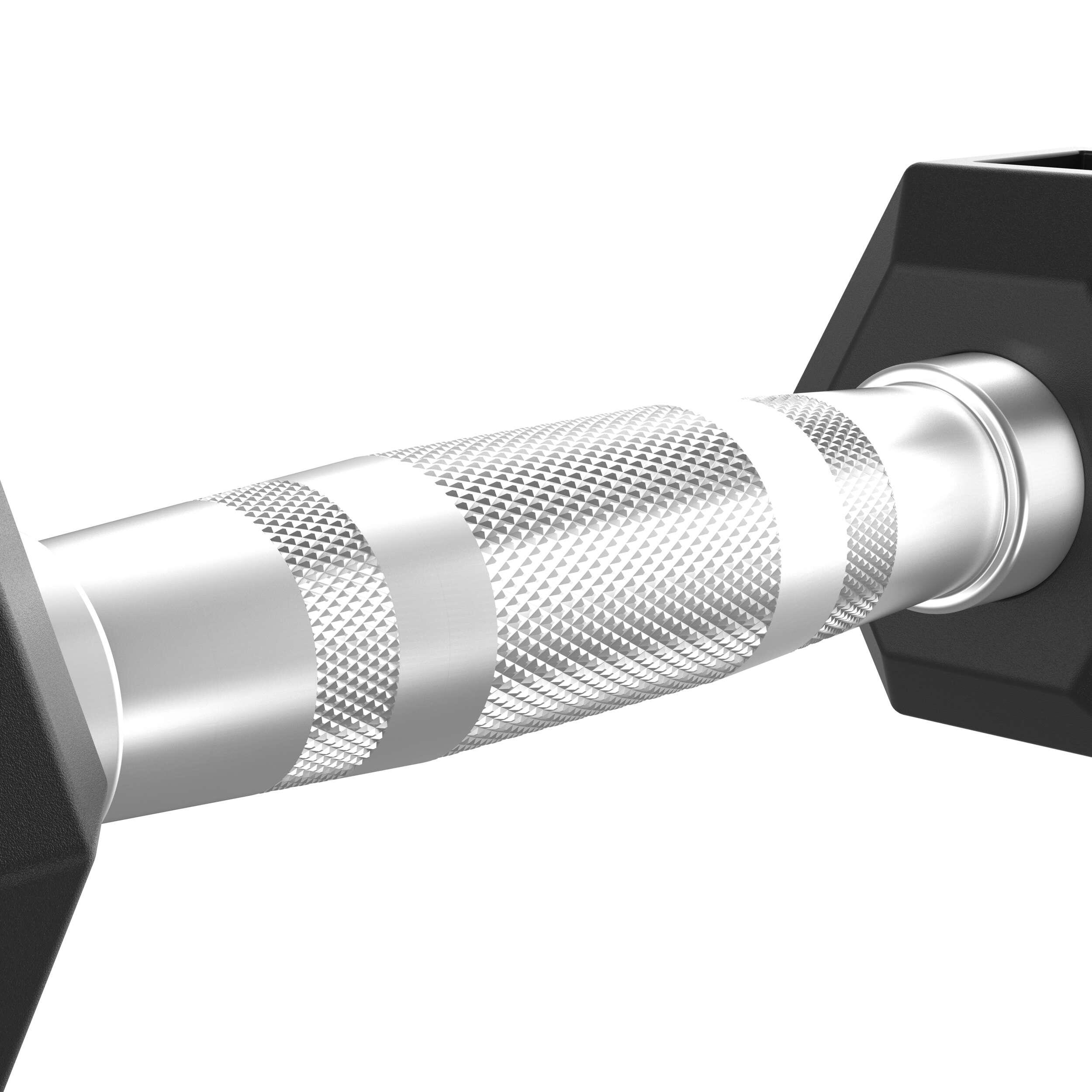 Platinum Hexa Haltère Set - Caoutchouc - 2x 1kg - Noir 6/7