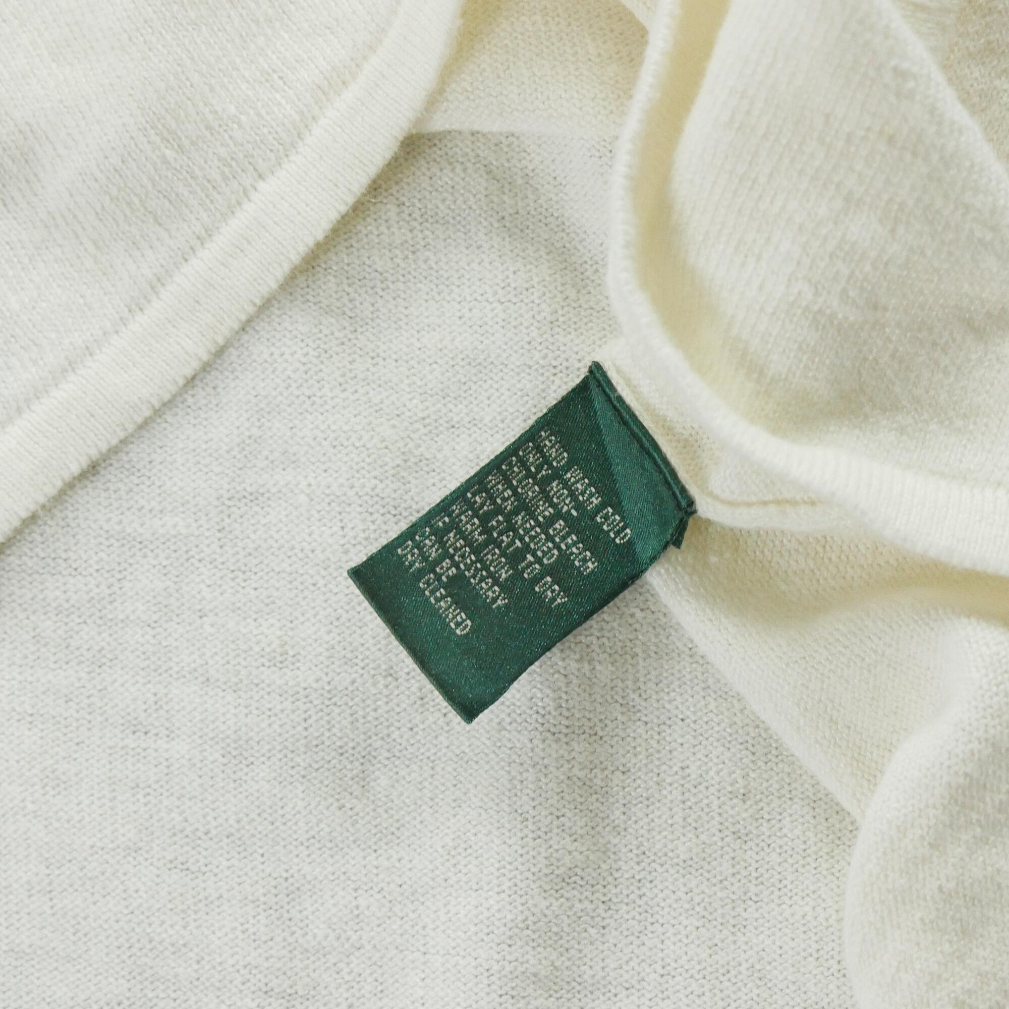 Reconditionné - Pull Femme en lin Blanc - Très Bon État 5/5