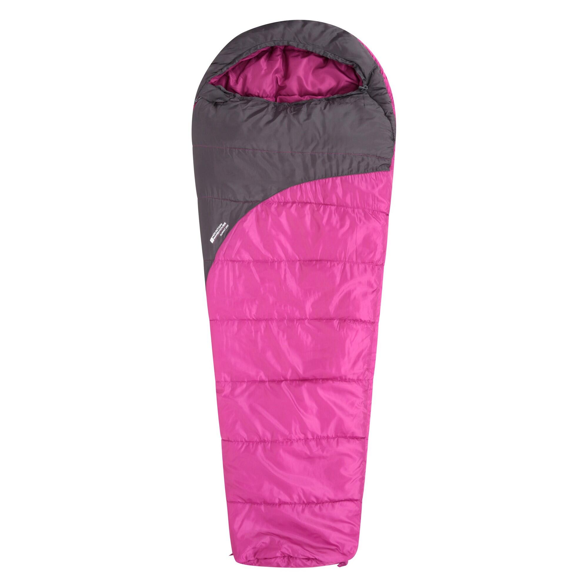 Sac De Couchage SUMMIT Adulte (Fuchsia) 3/4