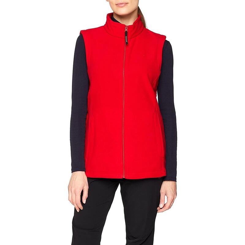 Veste polaire sans manches Femme (Rouge)