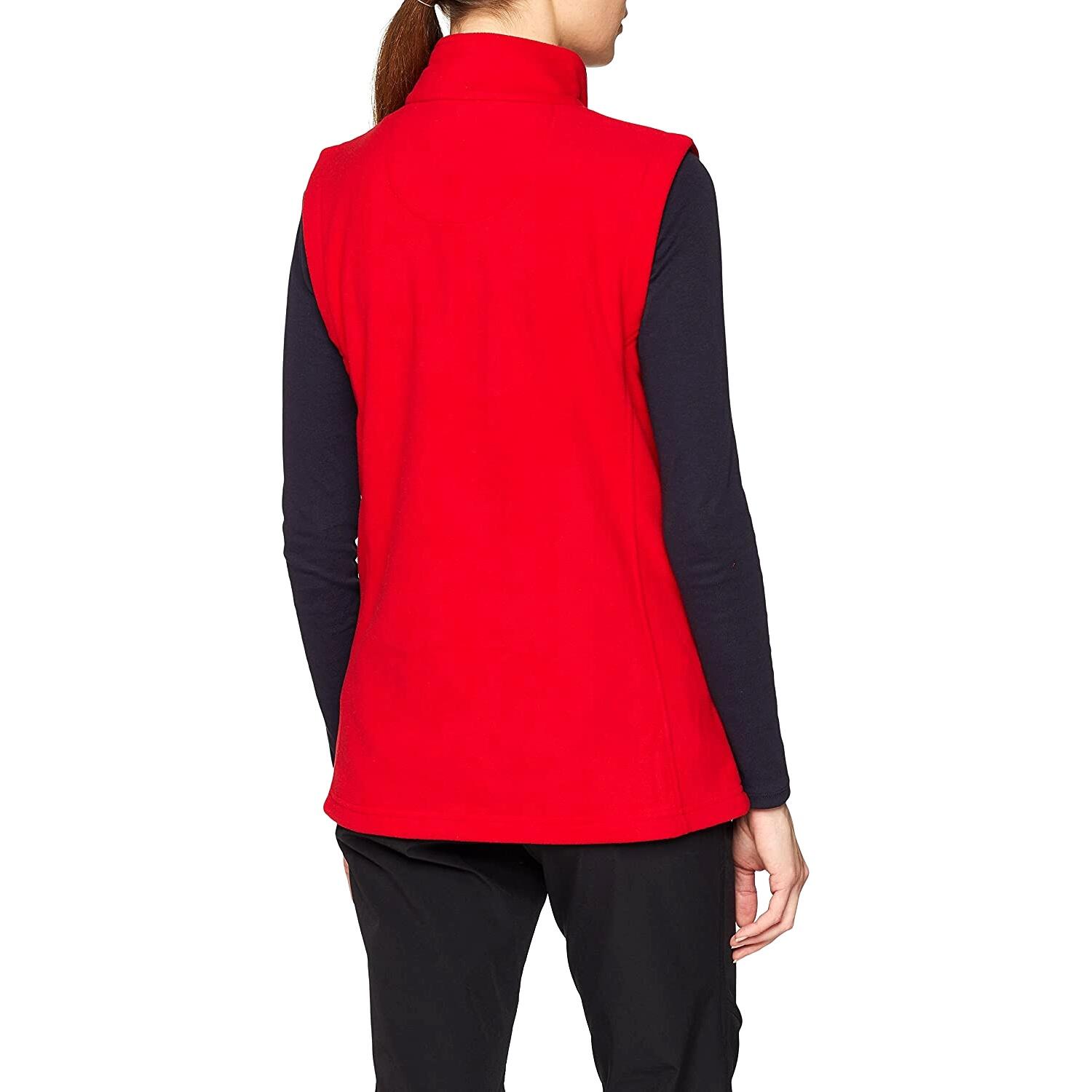 Womens/Ladies Micro Fleece Bodywarmer / Gilet (Classic Red) 3/4
