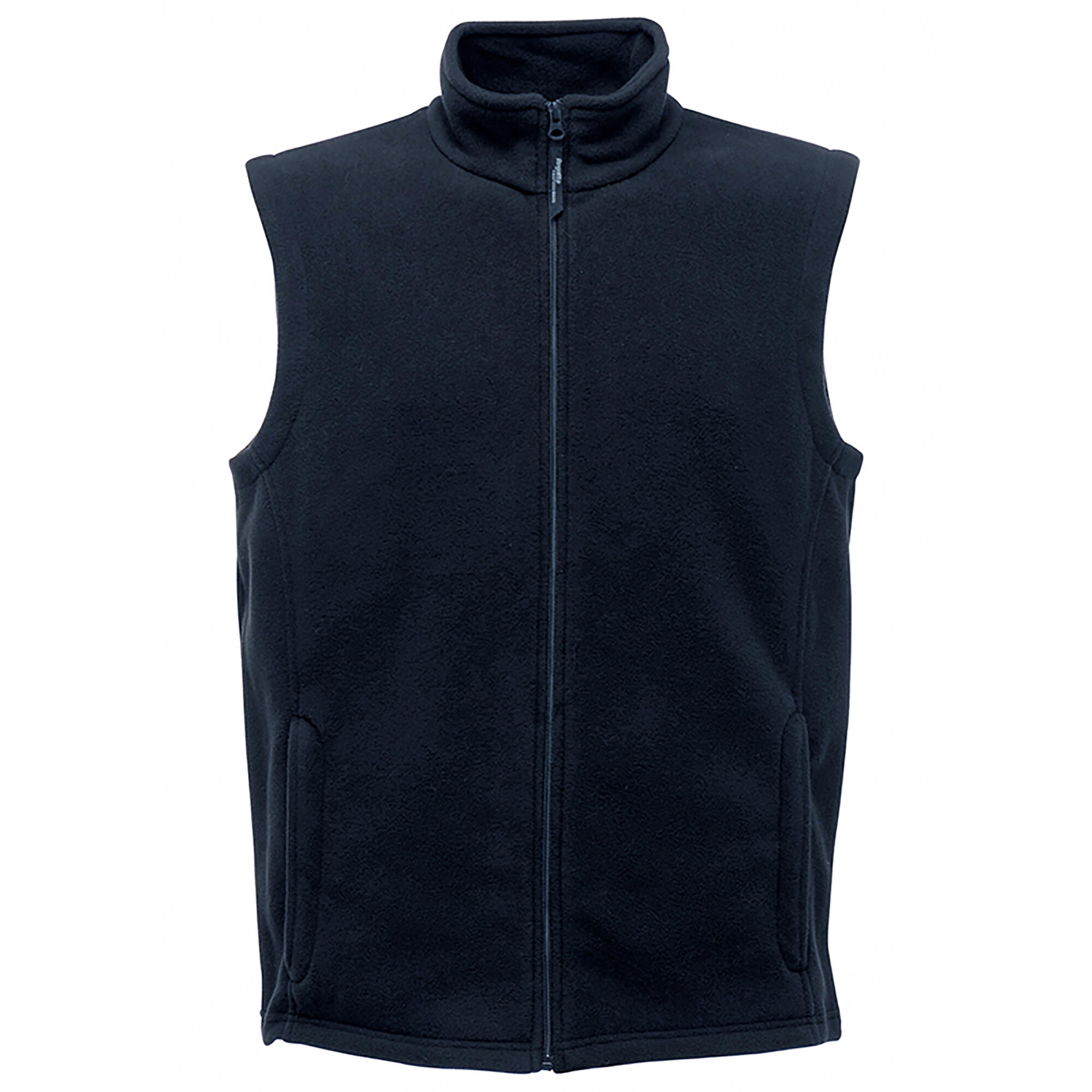 Mens Micro Fleece Bodywarmer / Gilet (Dark Navy) 1/4