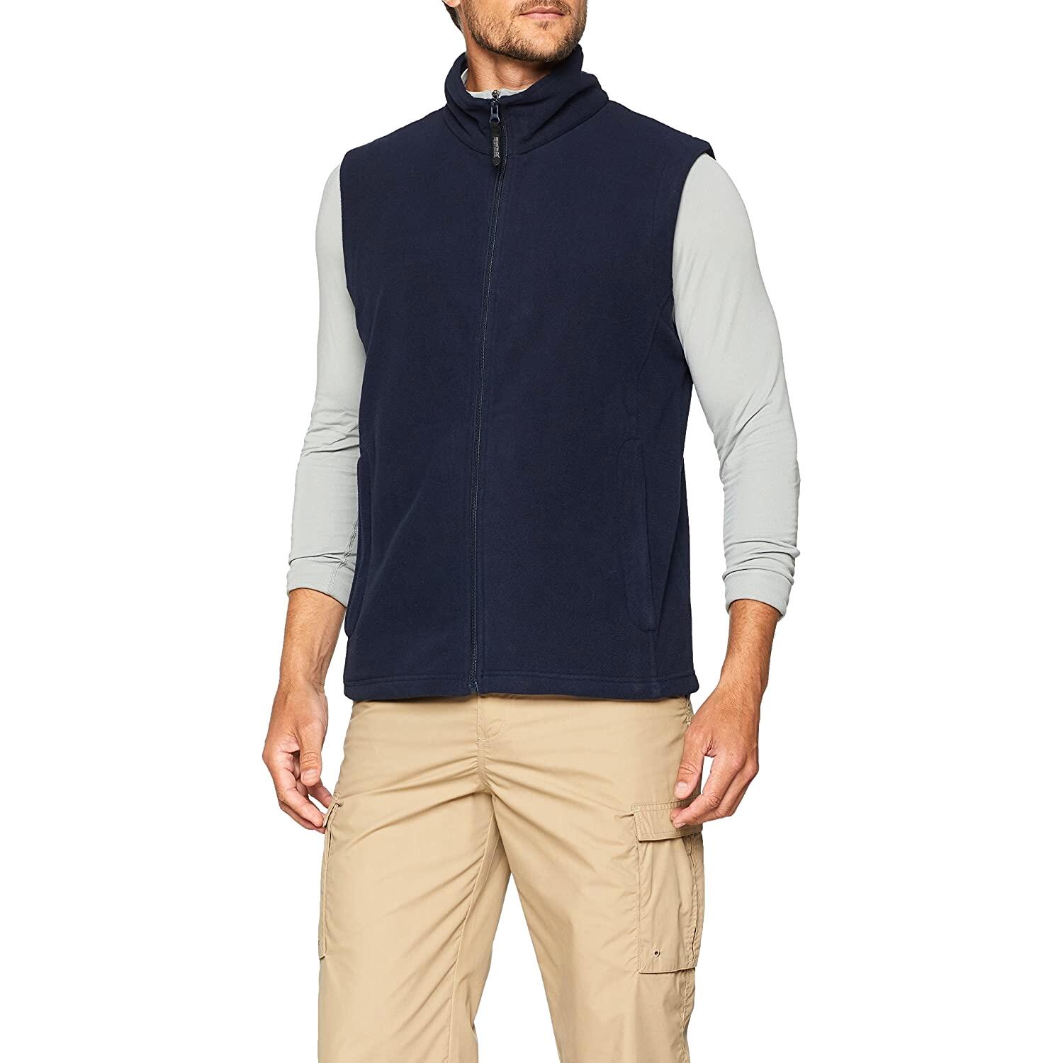 Regatta  Heren Micro Fleece Bodywarmer / Gilet (Navy) 2/4