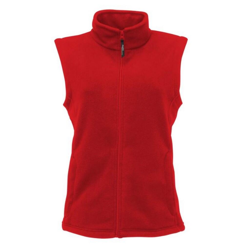 REGATTA Womens/Ladies Micro Fleece Bodywarmer / Gilet (Classic Red)