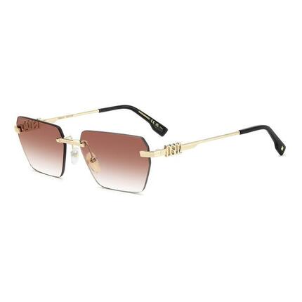 Zonnebril Dsquared2 D2 0102/S LKS van Metaal Heren 58 mm