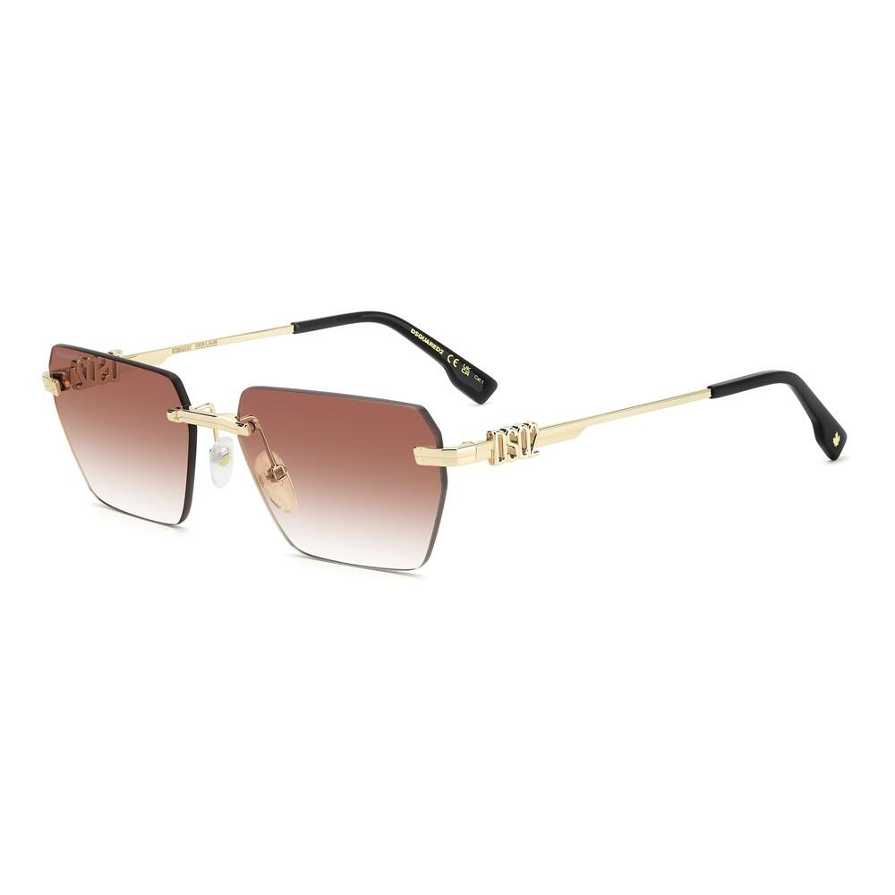 Dsquared - Lunettes De Soleil Dsquared2 D2 0102/s J5g 17 Homme, Taille 58 Mm - Lunettes De Soleil - Jaune|orange - No Size - Decathlon