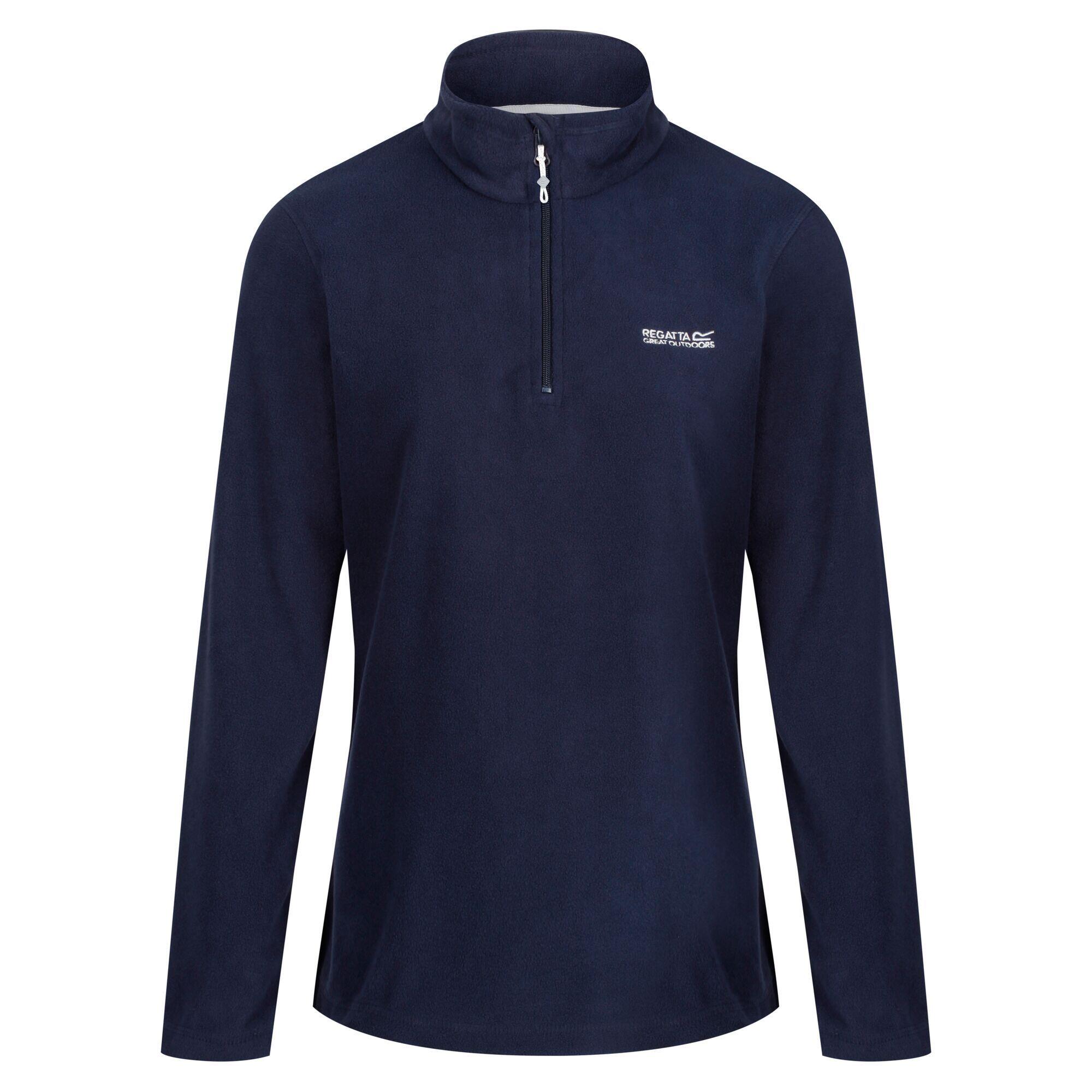 REGATTA Great Outdoors Womens/Ladies Sweetheart 1/4 Zip Fleece Top (Navy)