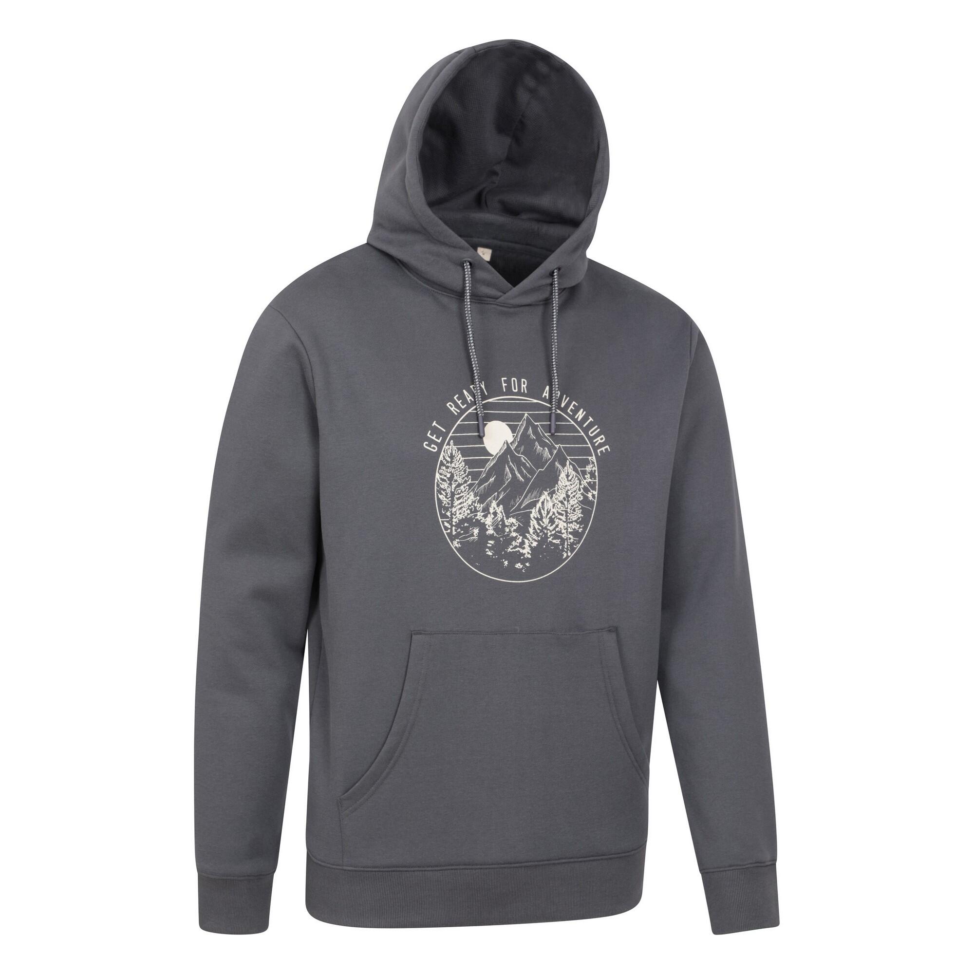 Sweat À Capuche GET READY FOR ADVENTURE Homme (Charbon) 4/4