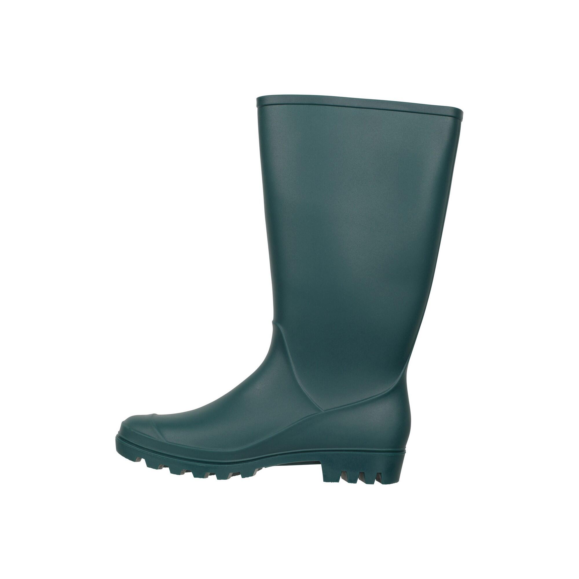Womens/Ladies Splash Wellington Boots (Teal) 3/4