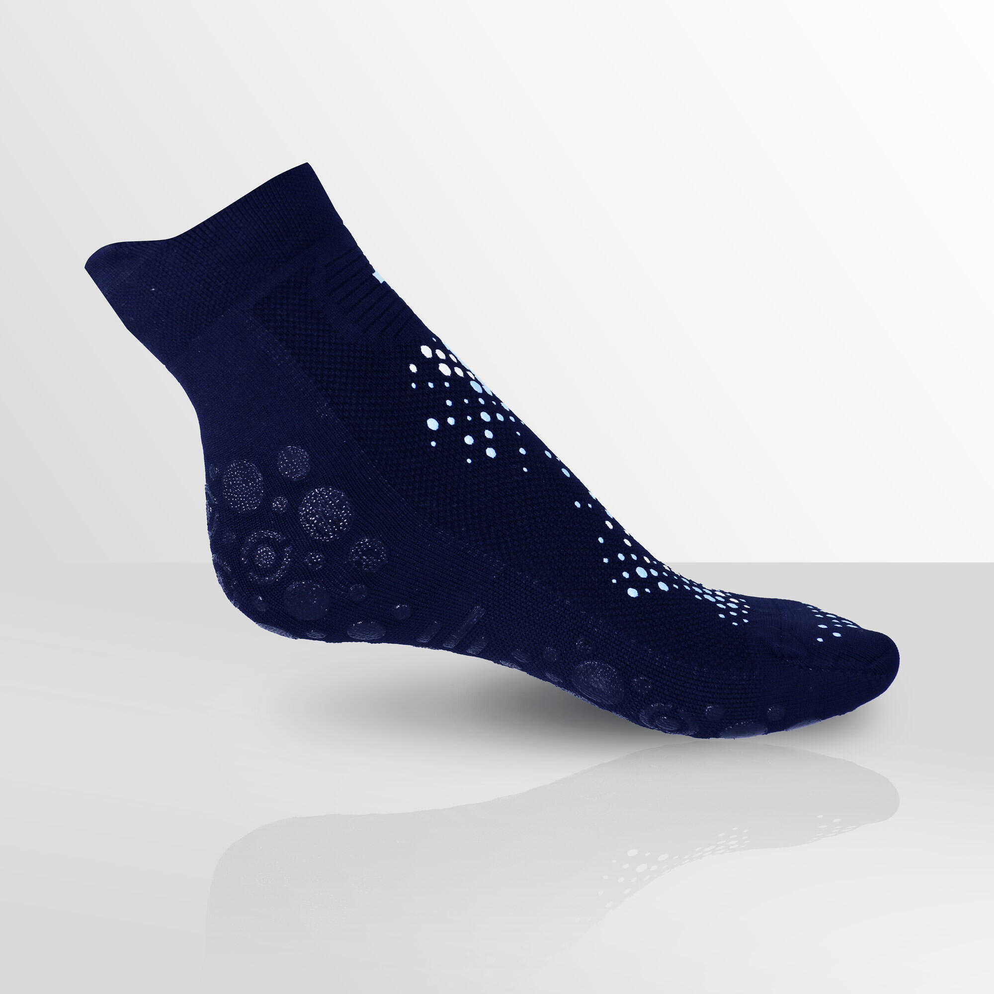 Calcetín Wellness Azul/Azure, ideal para todas las actividades en el gimnasio 3/8