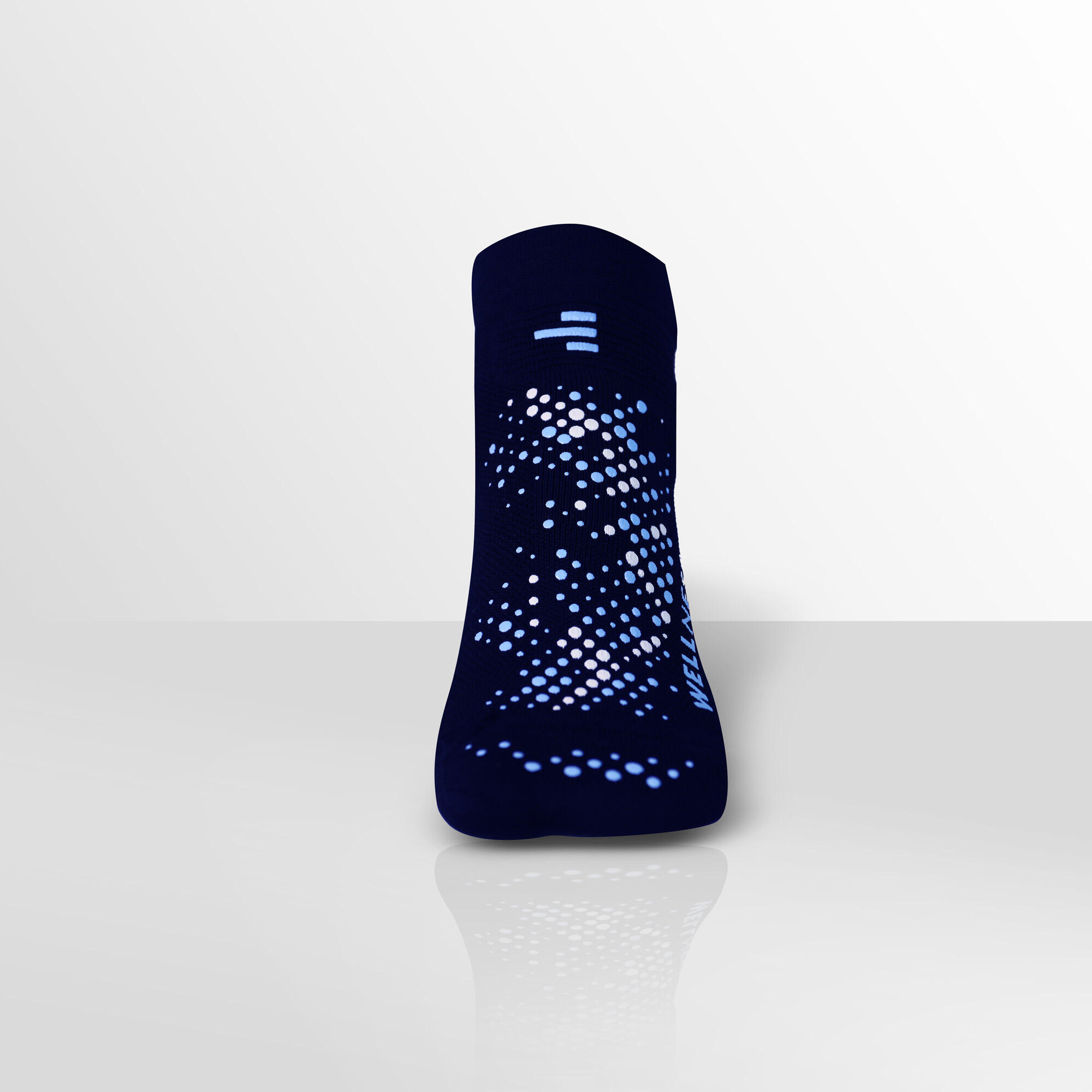 Calcetín Wellness Azul/Azure, ideal para todas las actividades en el gimnasio 2/8