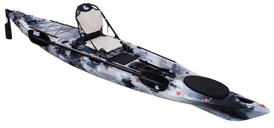 Alboran FX3 - Élu kayak de pêche de l'année 2025. A stepper, pédalier ou moteur.